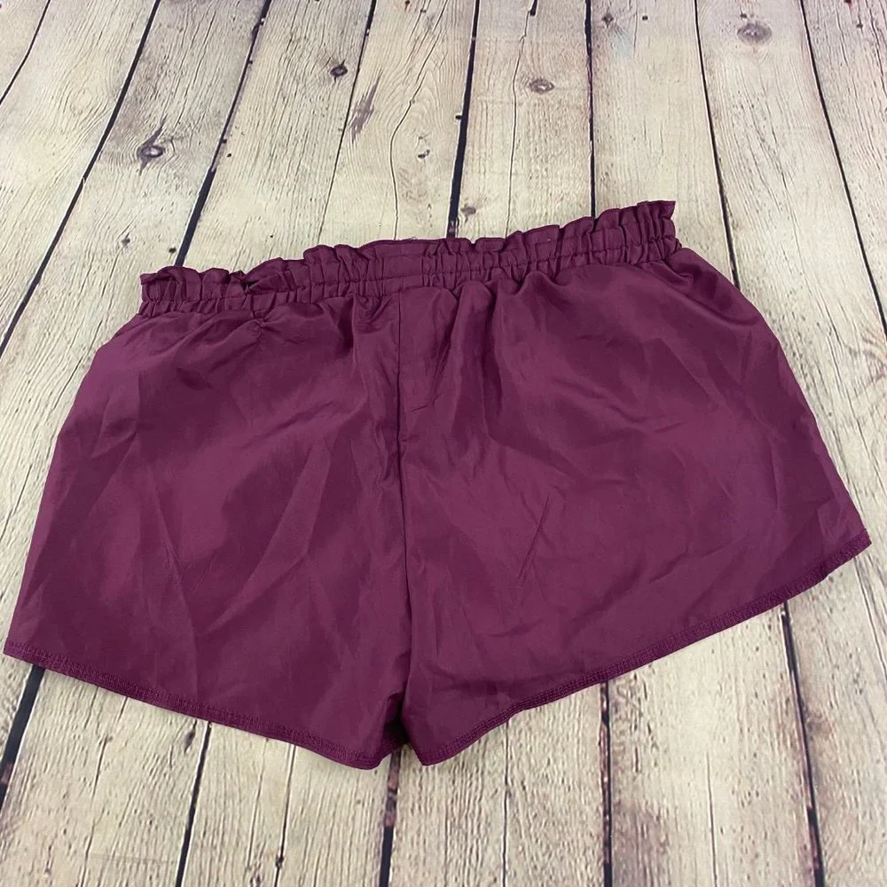 Aeropostale Live Love Dream Running Purple Shorts - Picture 4 of 7